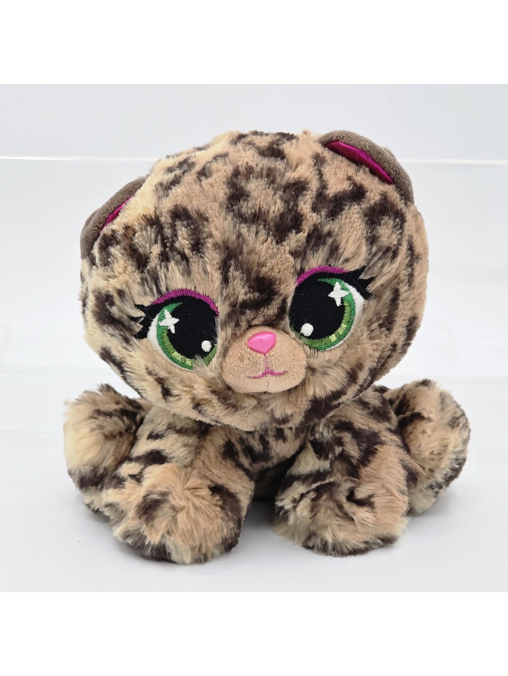 Sadie Spotson Leopard Cub Brown Pink P.Lushes Pets Gund Plush 6" Toy Lovey
